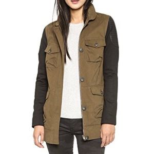James Jeans Ponte Sleeve Utility Jacket